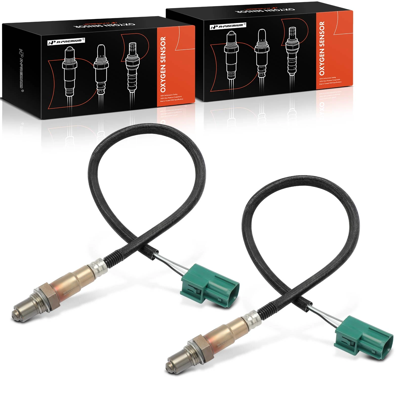 2008-2012 Nissan Pathfinder 2pc Oxygen Sensor 4-Pin A-Premium APOS0865